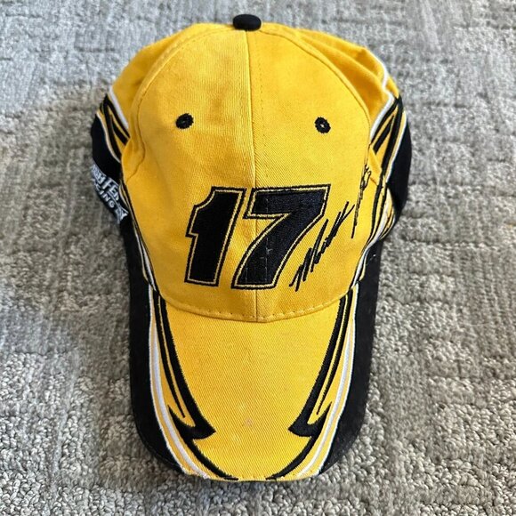 Nascar DeWalt Roush Racing Cap Hat Adjustable Matt Kenseth #17 Chase Authentic - Picture 1 of 8